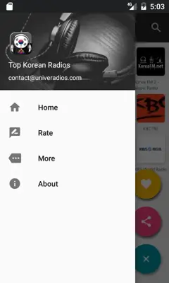 Top FM Radio Korea-South Korea android App screenshot 1