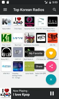 Top FM Radio Korea-South Korea android App screenshot 2