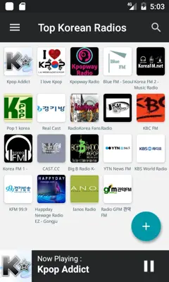 Top FM Radio Korea-South Korea android App screenshot 3